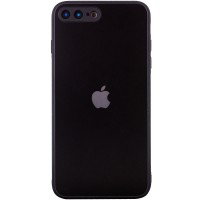 TPU+Glass чехол Matte Candy Full camera для Apple iPhone 7 plus / 8 plus (5.5'') Чорний (22256)