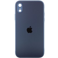 TPU+Glass чехол Matte Candy Full camera для Apple iPhone XR (6.1'') Синий (22257)