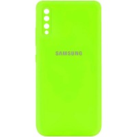 Чехол Silicone Cover My Color Full Camera (A) для Samsung Galaxy A50 (A505F) / A50s / A30s Салатовий (24019)