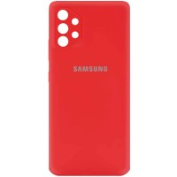 Чехол Silicone Cover My Color Full Camera (A) для Samsung Galaxy A72 4G / A72 5G Красный (21738)