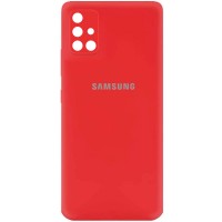 Чехол Silicone Cover My Color Full Camera (A) для Samsung Galaxy A71 Червоний (21731)