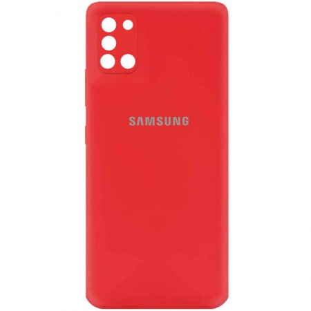 Чехол Silicone Cover My Color Full Camera (A) для Samsung Galaxy A31 Червоний (21668)