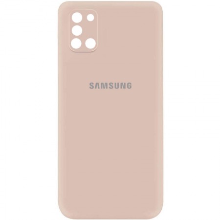 Чехол Silicone Cover My Color Full Camera (A) для Samsung Galaxy A31 Рожевий (21663)