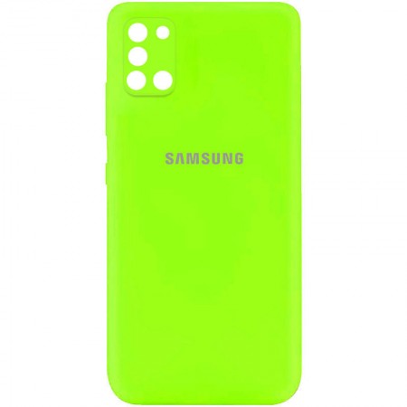 Чехол Silicone Cover My Color Full Camera (A) для Samsung Galaxy A31 Салатовий (21665)