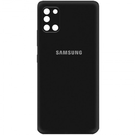 Чехол Silicone Cover My Color Full Camera (A) для Samsung Galaxy A31 Черный (21752)