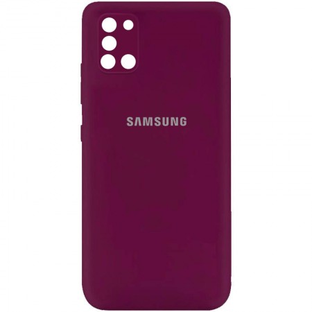 Чехол Silicone Cover My Color Full Camera (A) для Samsung Galaxy A31 Червоний (21667)