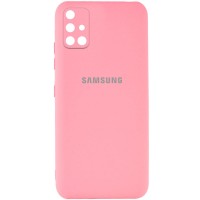 Чехол Silicone Cover My Color Full Camera (A) для Samsung Galaxy A51 Рожевий (24035)