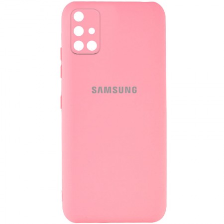 Чехол Silicone Cover My Color Full Camera (A) для Samsung Galaxy A51 Розовый (24035)