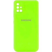 Чехол Silicone Cover My Color Full Camera (A) для Samsung Galaxy A51 Салатовий (24036)
