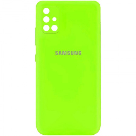 Чехол Silicone Cover My Color Full Camera (A) для Samsung Galaxy A51 Салатовий (24036)