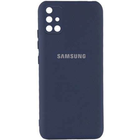 Чехол Silicone Cover My Color Full Camera (A) для Samsung Galaxy A51 Синий (24037)