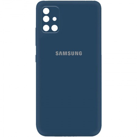 Чехол Silicone Cover My Color Full Camera (A) для Samsung Galaxy A51 Синий (21758)
