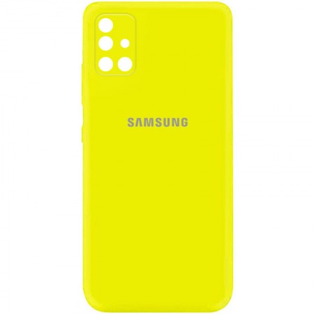 Чехол Silicone Cover My Color Full Camera (A) для Samsung Galaxy A51 Жовтий (24033)