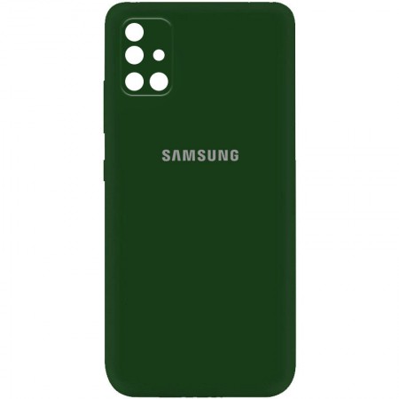 Чехол Silicone Cover My Color Full Camera (A) для Samsung Galaxy A51 Зелёный (24034)
