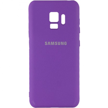 Чехол Silicone Cover My Color Full Camera (A) для Samsung Galaxy S9 Фиолетовый (24040)