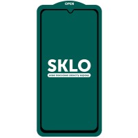 Защитное стекло SKLO 5D (full glue) (тех.пак) для Samsung Galaxy A22 4G / M32 Чорний (21901)