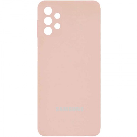 Чехол Silicone Cover Full Camera (AA) для Samsung Galaxy A52 4G / A52 5G Рожевий (21784)