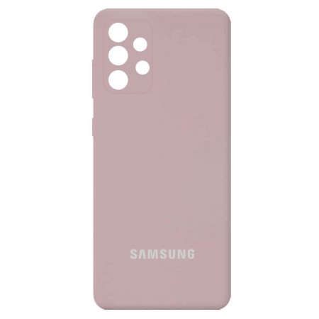 Чехол Silicone Cover Full Camera (AA) для Samsung Galaxy A52 4G / A52 5G Серый (24046)