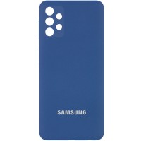 Чехол Silicone Cover Full Camera (AA) для Samsung Galaxy A52 4G / A52 5G Синій (24047)