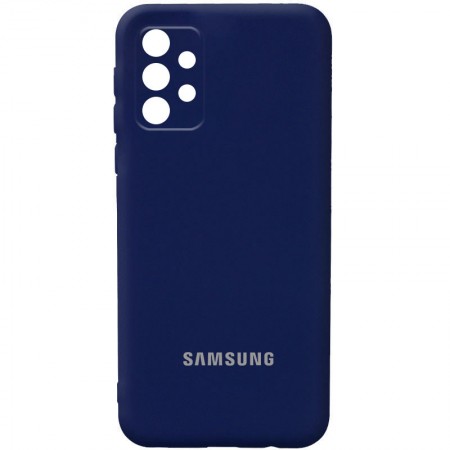 Чехол Silicone Cover Full Camera (AA) для Samsung Galaxy A52 4G / A52 5G Синий (24048)