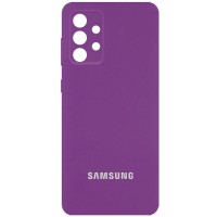 Чехол Silicone Cover Full Camera (AA) для Samsung Galaxy A52 4G / A52 5G / A52s Фіолетовий (29098)