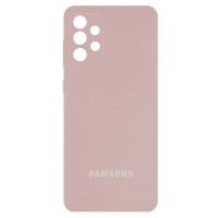 Чехол Silicone Cover Full Camera (AA) для Samsung Galaxy A72 4G / A72 5G Розовый (21791)