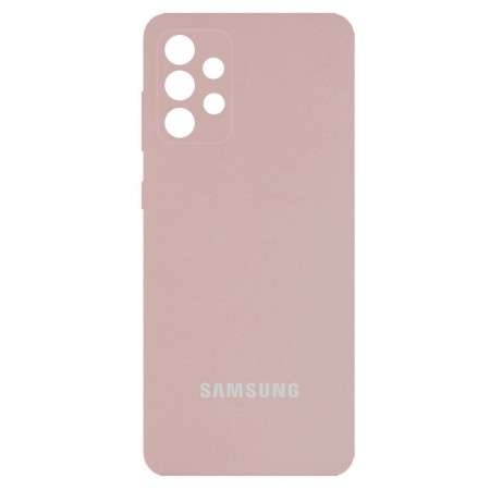 Чехол Silicone Cover Full Camera (AA) для Samsung Galaxy A72 4G / A72 5G Розовый (21791)