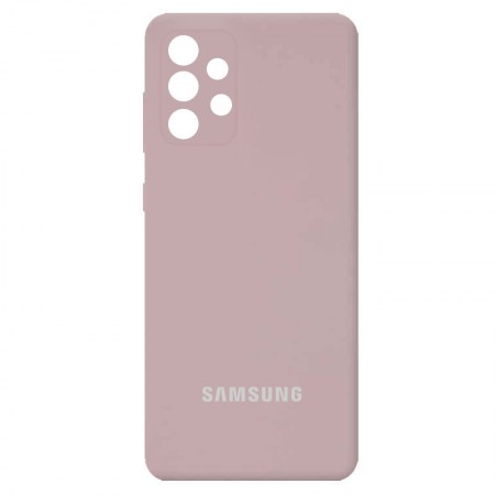 Чехол Silicone Cover Full Camera (AA) для Samsung Galaxy A72 4G / A72 5G Сірий (21793)