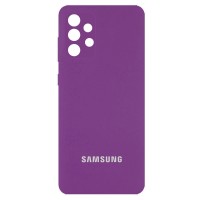 Чехол Silicone Cover Full Camera (AA) для Samsung Galaxy A72 4G / A72 5G Фиолетовый (21795)
