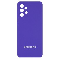 Чехол Silicone Cover Full Camera (AA) для Samsung Galaxy A72 4G / A72 5G Фиолетовый (21796)