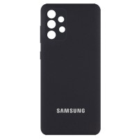 Чехол Silicone Cover Full Camera (AA) для Samsung Galaxy A72 4G / A72 5G Черный (21797)