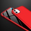 Пластиковая накладка GKK LikGus 360 градусов (opp) для Apple iPhone 12 (6.1'') Червоний (22269)