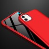 Пластиковая накладка GKK LikGus 360 градусов (opp) для Apple iPhone 12 (6.1'') Красный (22269)