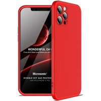 Пластиковая накладка GKK LikGus 360 градусов (opp) для Apple iPhone 12 Pro (6.1'') Червоний (22275)