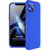 Пластиковая накладка GKK LikGus 360 градусов (opp) для Apple iPhone 12 Pro (6.1'') Синій (22277)