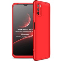 Пластиковая накладка GKK LikGus 360 градусов (opp) для Xiaomi Poco M3 Красный (22296)