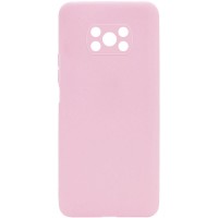 Силиконовый чехол Candy Full Camera для Xiaomi Poco X3 NFC / Poco X3 Pro Рожевий (21922)