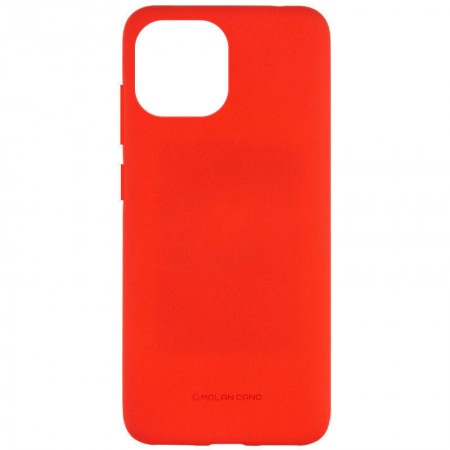 TPU чехол Molan Cano Smooth для Xiaomi Mi 11 Lite Красный (21946)