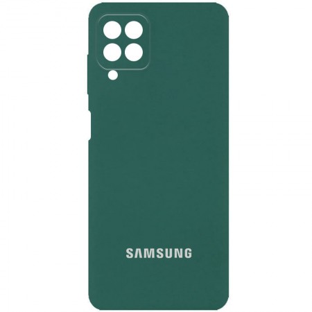 Чехол Silicone Cover Full Camera (AA) для Samsung Galaxy A22 4G / M32 Зелёный (29101)