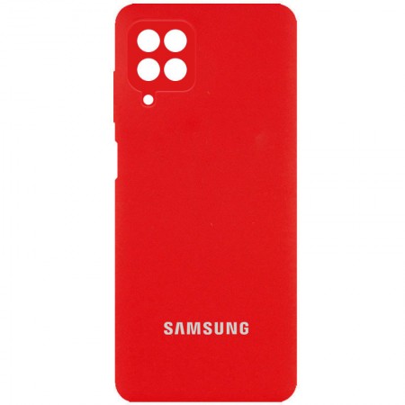 Чехол Silicone Cover Full Camera (AA) для Samsung Galaxy A22 4G / M32 Красный (22388)