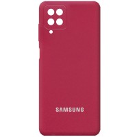 Чехол Silicone Cover Full Camera (AA) для Samsung Galaxy A22 4G / M32 Червоний (31966)