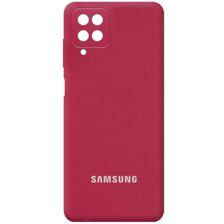 Чехол Silicone Cover Full Camera (AA) для Samsung Galaxy A22 4G / M32 Красный (31966)
