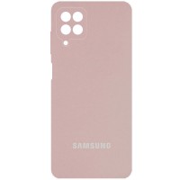 Чехол Silicone Cover Full Camera (AA) для Samsung Galaxy A22 4G / M32 Рожевий (22390)