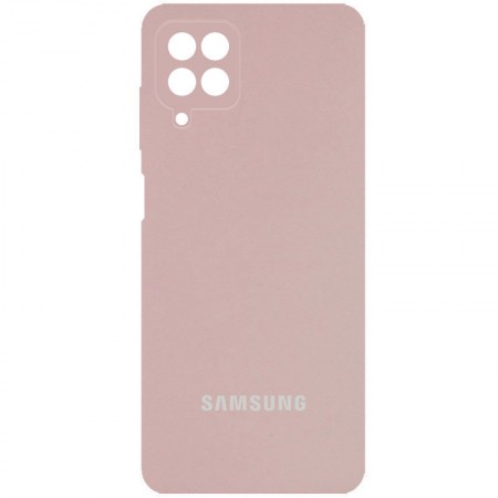 Чехол Silicone Cover Full Camera (AA) для Samsung Galaxy A22 4G / M32 Розовый (22390)