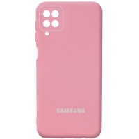 Чехол Silicone Cover Full Camera (AA) для Samsung Galaxy A22 4G / M32 Рожевий (29102)