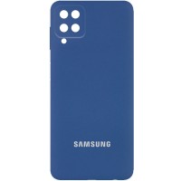 Чехол Silicone Cover Full Camera (AA) для Samsung Galaxy A22 4G / M32 Синій (31968)