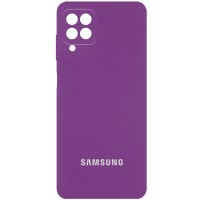 Чехол Silicone Cover Full Camera (AA) для Samsung Galaxy A22 4G / M32 Фіолетовий (31969)