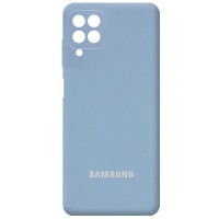 Чехол Silicone Cover Full Camera (AA) для Samsung Galaxy A22 4G / M32 Блакитний (29100)