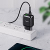 МЗП HOCO N6 QC3.0 (2USB/3A) + USB - MicroUSB Чорний (32922)