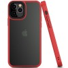 TPU+PC чехол Metal Buttons для Apple iPhone 13 Pro Max (6.7'') Красный (24284)